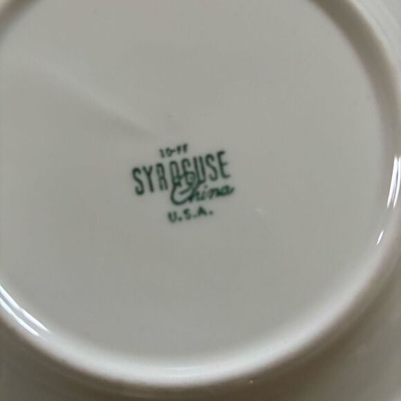 Syracuse China Floral Pattern 6 1/4” Small Plate - Picture 3 of 3